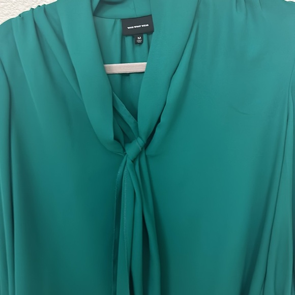Who what wear green blouse size M - Picture 6 of 7